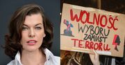 Milla Jovovich popiera polskie kobiety: "Nie jesteś pro-life tylko dlatego, że sprzeciwiasz się aborcji"