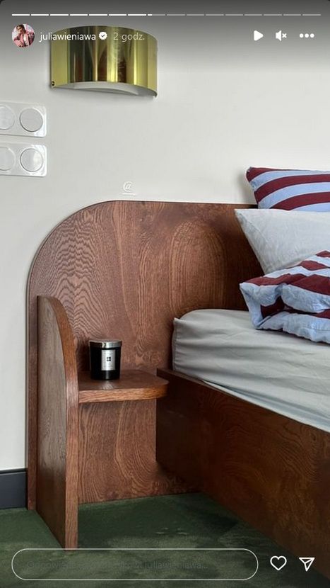 Julia Wieniawa prezentuje nowy wystrój sypialni i garderoby
