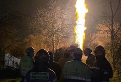 Wyciek gazu Krakowie. Słup ognia sięgał 20 metrów