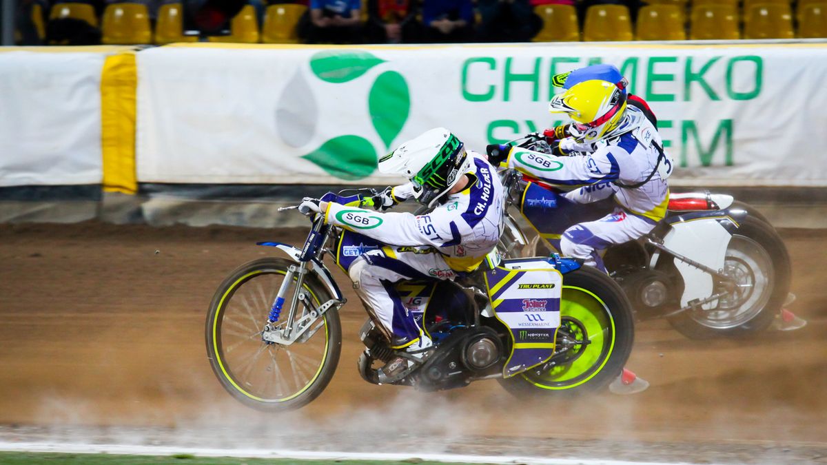 WP SportoweFakty / Katarzyna Łapczyńska / Chris Holder. Mecz Sparta - Get Well.