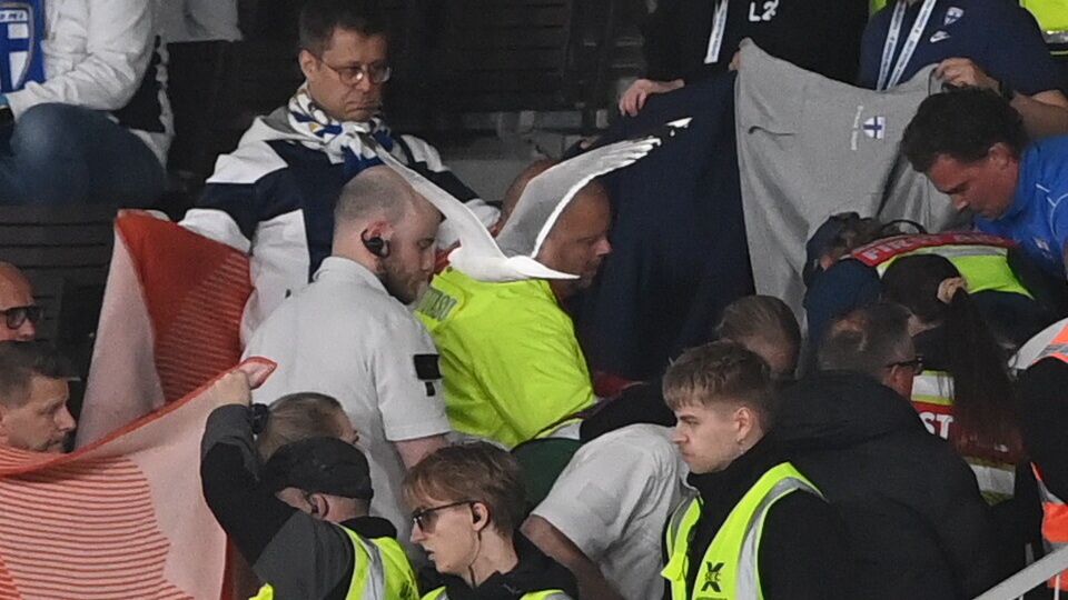 Zmarł kibic reanimowany podczas meczu Finlandia-Polska