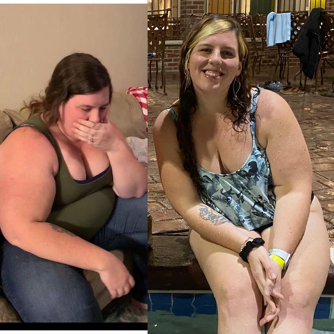 Te zdjęcia dzielą tylko dwa lata - Nicole zrzuciła ponad 40 kg 