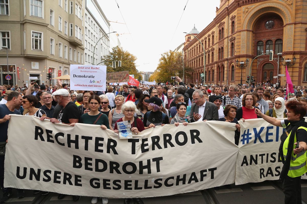 Berlin. Niemcy tłumnie zaprotestowali przeciwko antysemityzmowi