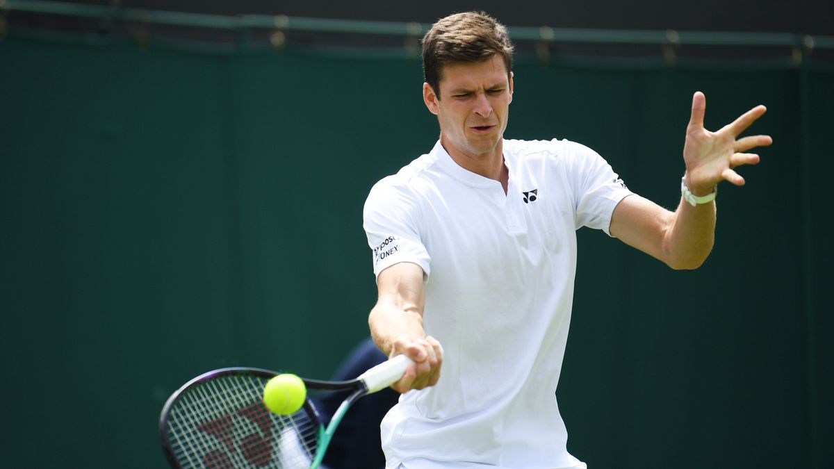 PAP/EPA / NEIL HALL / Na zdjęciu: Hubert Hurkacz