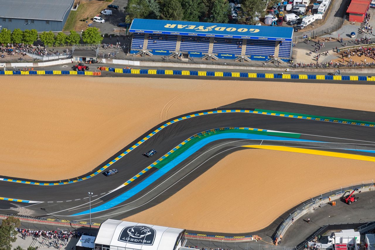 24h Le Mans 2023 widziane ze sterowca Goodyear Blimp