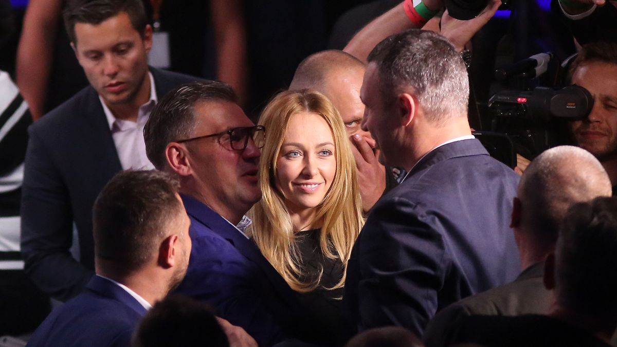 Newspix / Piotr Matusewicz/Pressfocus.pl / Witalij Kliczko i Dariusz Michalczewski na gali Polsat Boxing Night