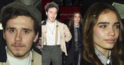 Modny Brooklyn Beckham wyprowadza dziewczynę z imprezy