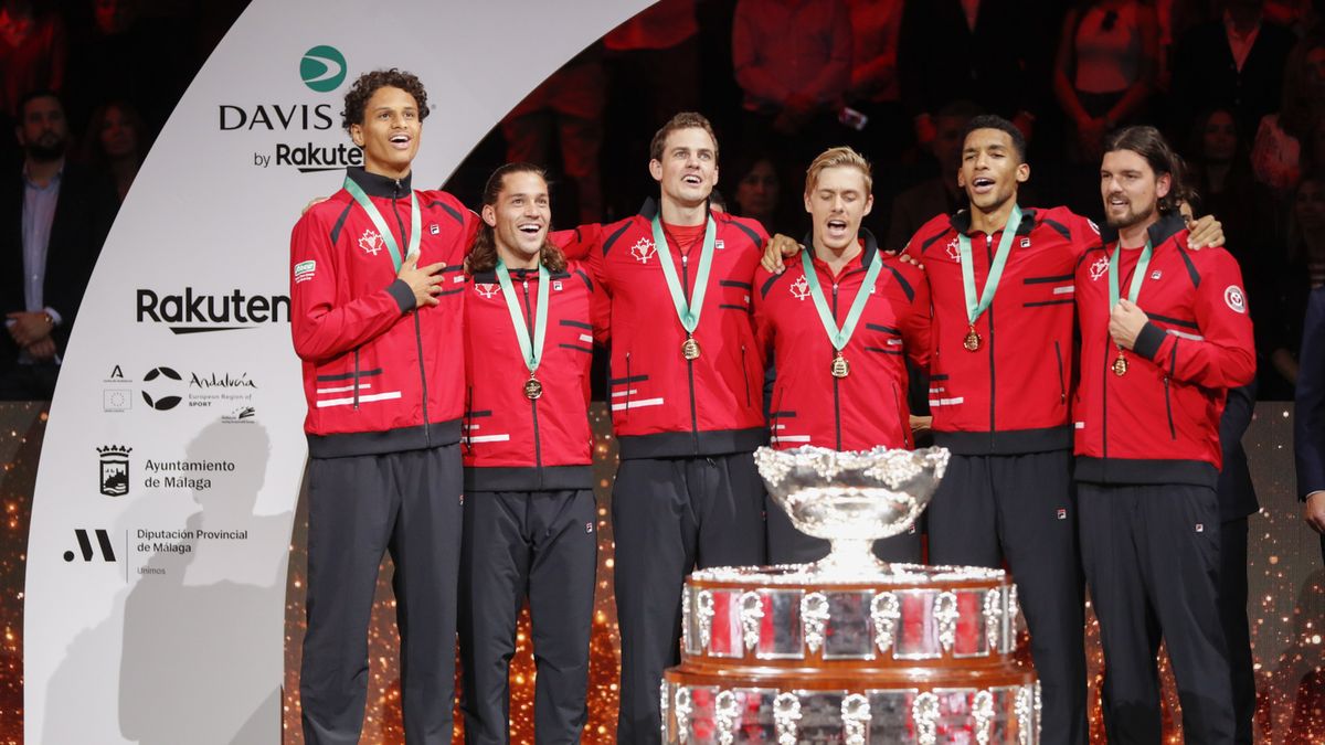 Reprezentacja Kanady - mistrzowie Pucharu Davisa 2022