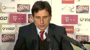Marcin Brosz po meczu z Widzewem