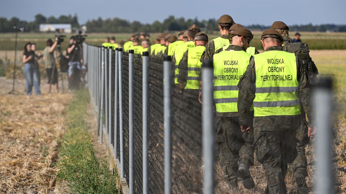 Miejsce upadku jednego z kilkunastu dronów wystrzelonych do Pols