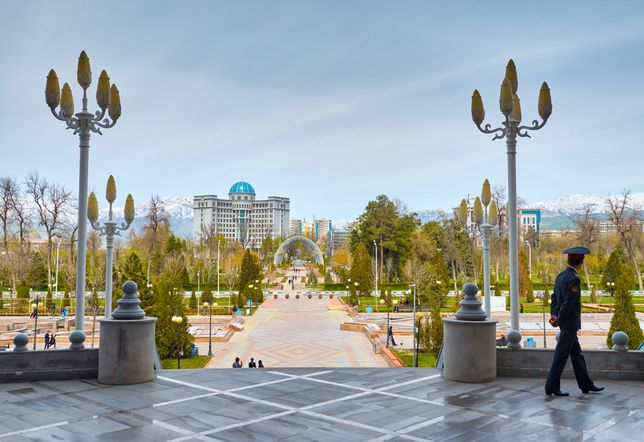 Widok na centrum Duszanbe