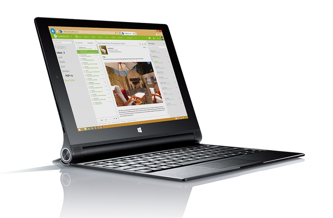 Lenovo Yoga Tablet 2 w dwóch rozmiarach. Z Windowsem lub Androidem 5