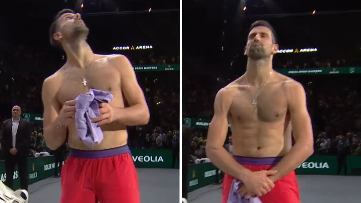 Na zdjęciu Novak Djokovic