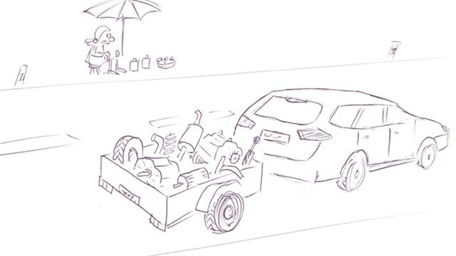 rysunek przyjaciela, który chciał pozostać anonimowy