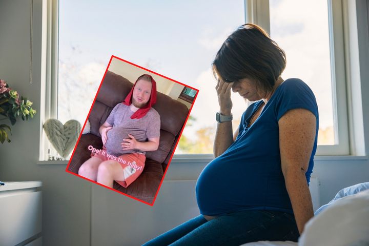 Regal pokazał, jak zachowywała się jego żona, będąc w ciąży
