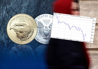 Dwucyfrowe tąpnięcia. Złoto i srebro dawno tyle nie straciły