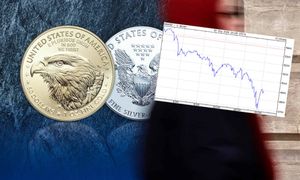 Dwucyfrowe tąpnięcia. Złoto i srebro dawno tyle nie straciły