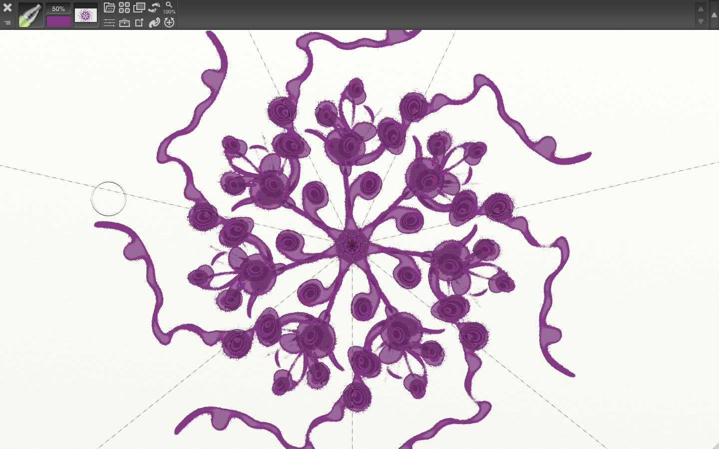 ArtRage, Gloop pen i 7 osi symetrii