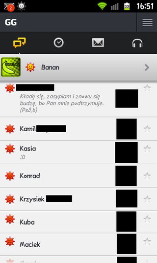 Mobilne GG na Androidzie