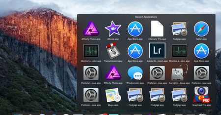 OS X El Capitan: Ukryj górną belkę i wyciśnij więcej z Docka