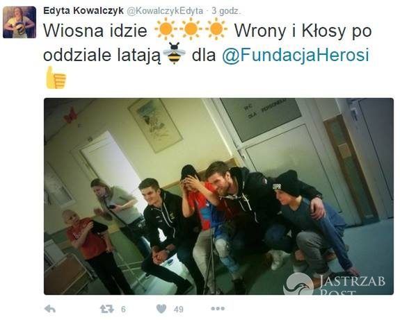 Polscy siatkarze odwiedzili pacjentów Instytutu Matki i Dziecka w Warszawie