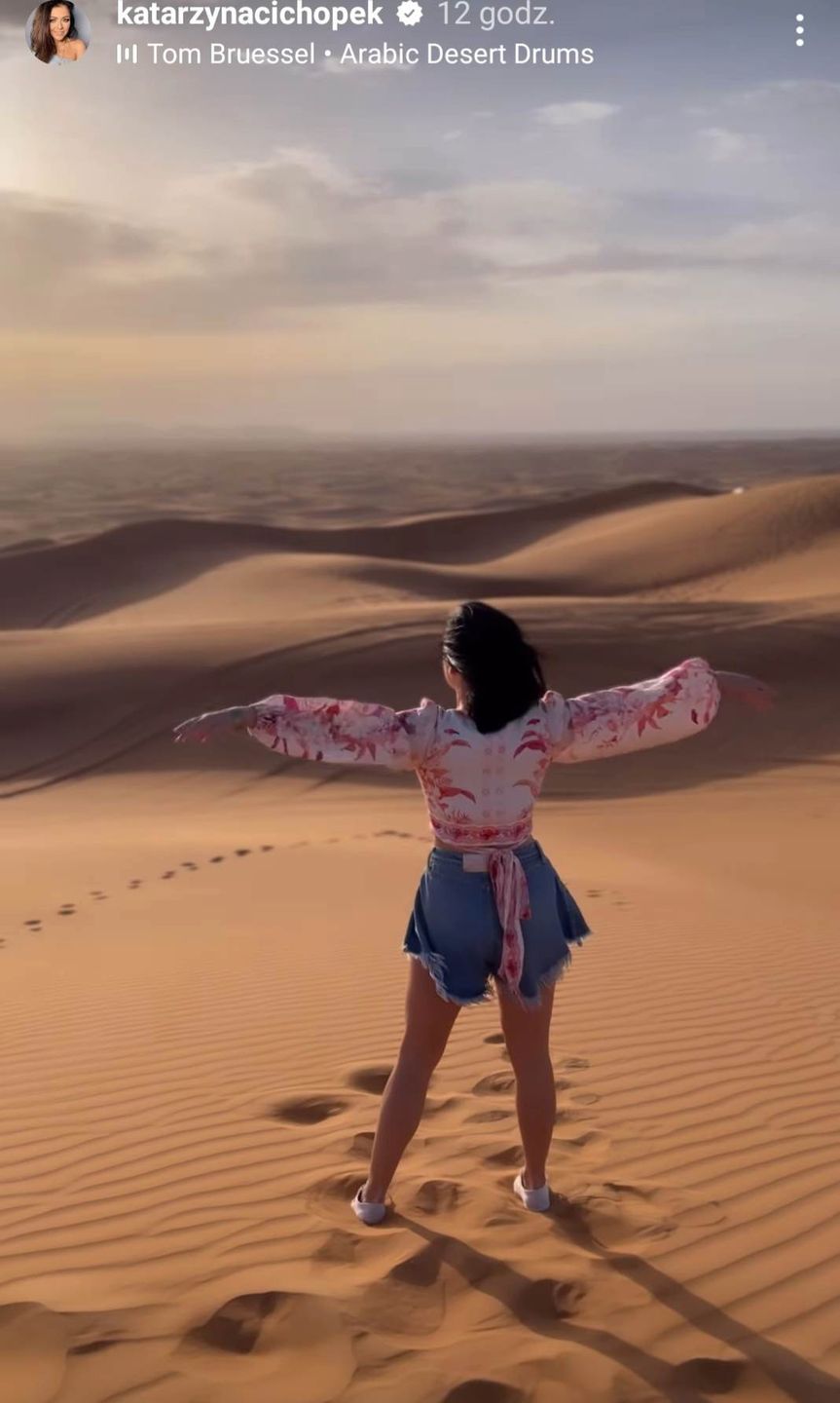 Kasia Cichopek z córką w Dubaju