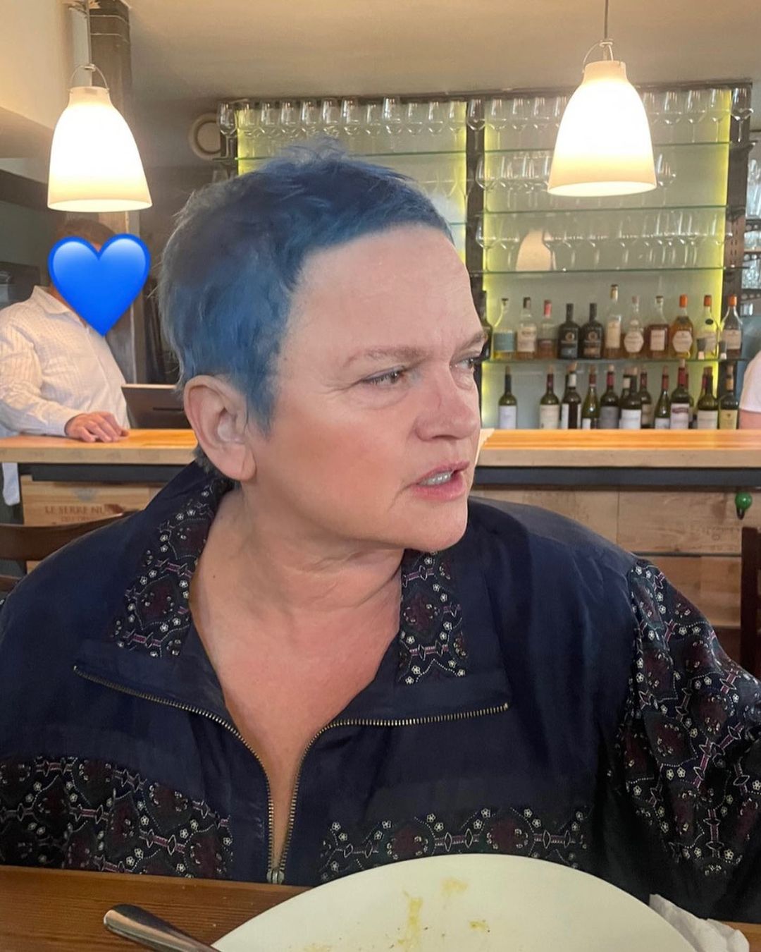 Kasia Figura przefarbowała włosy na niebiesko