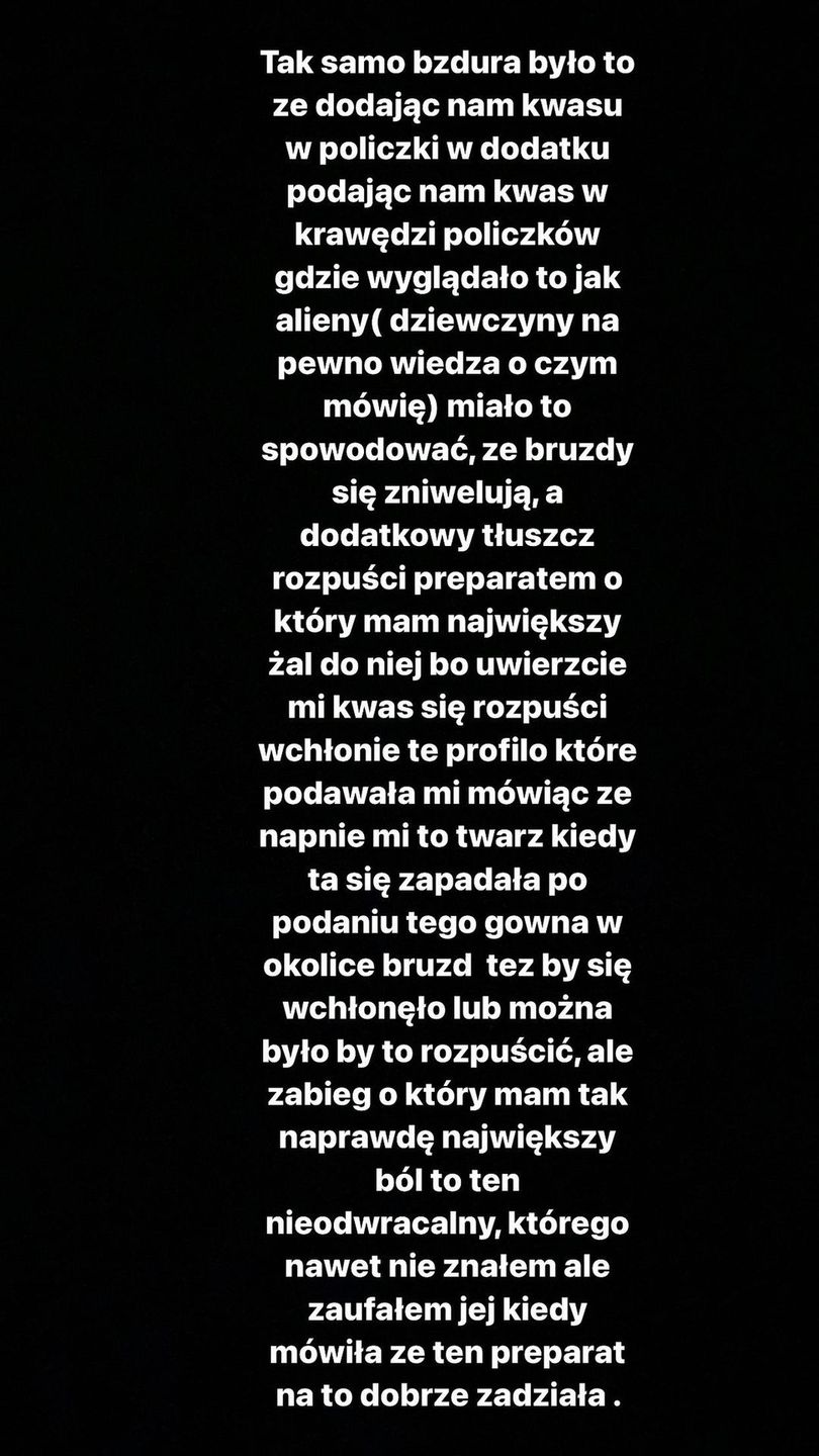 Paweł z "Love Island" odpowiada kosmetolog