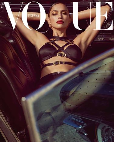 Irina Shayk w erotycznej bieliźnie na okładce Vogue