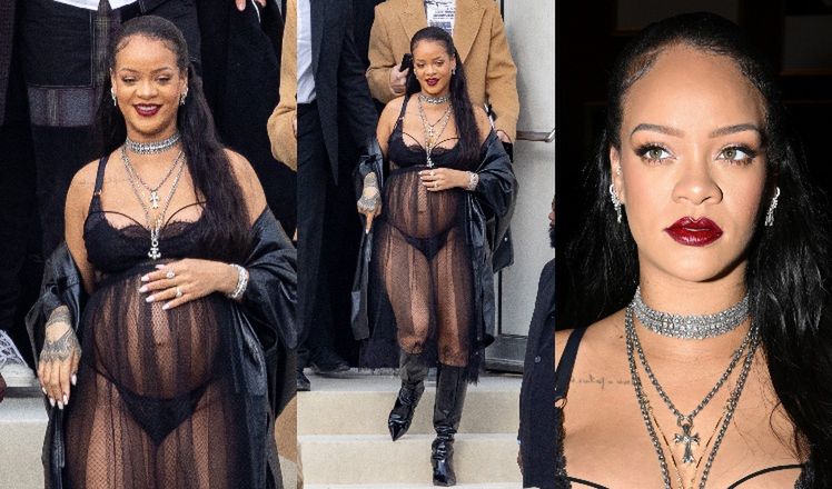 Rihanna w oryginalnej kreacji na pokazie Diora