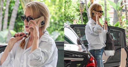 Zapracowana Nicole Kidman przybyła na lunch BEZ PERUKI. Do twarzy jej w naturalnych włosach? (FOTO)