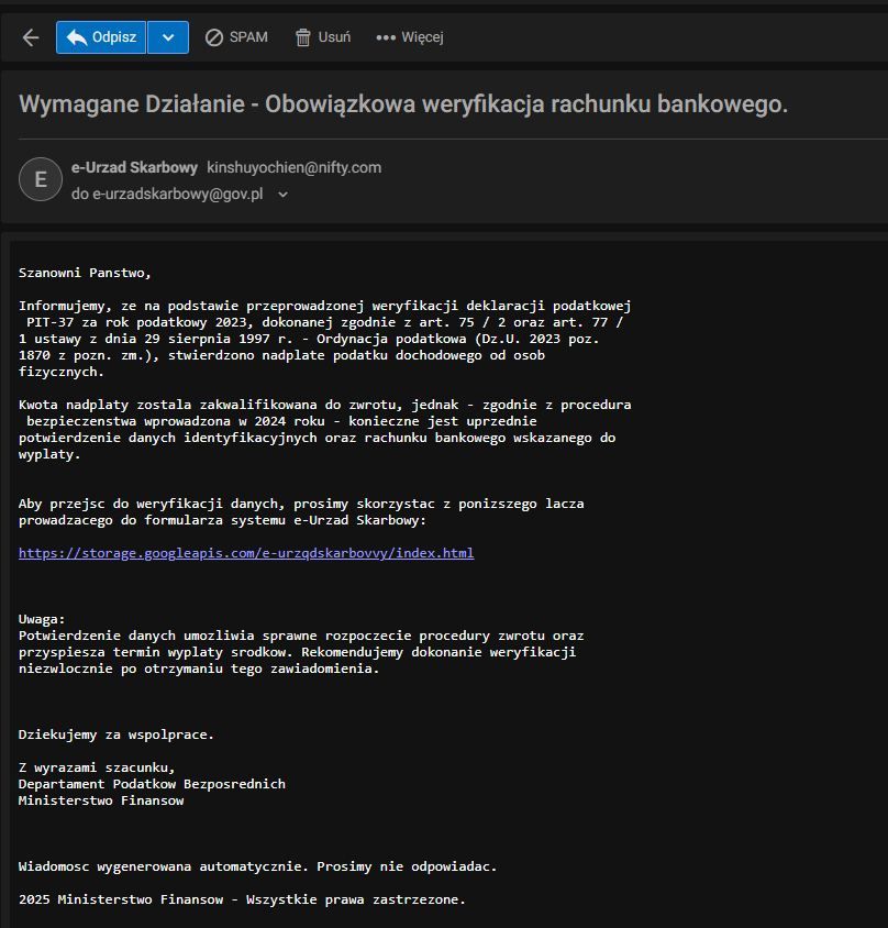 Fałszywy e-mail