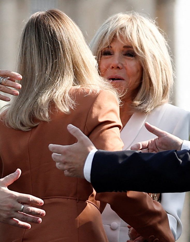 Ołena Zełenska i Brigitte Macron w Dniu Bastylii