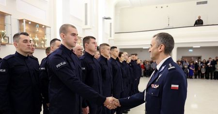 Pierwsze w 2020 roku ślubowanie nowych policjantów w województwie lubelskim