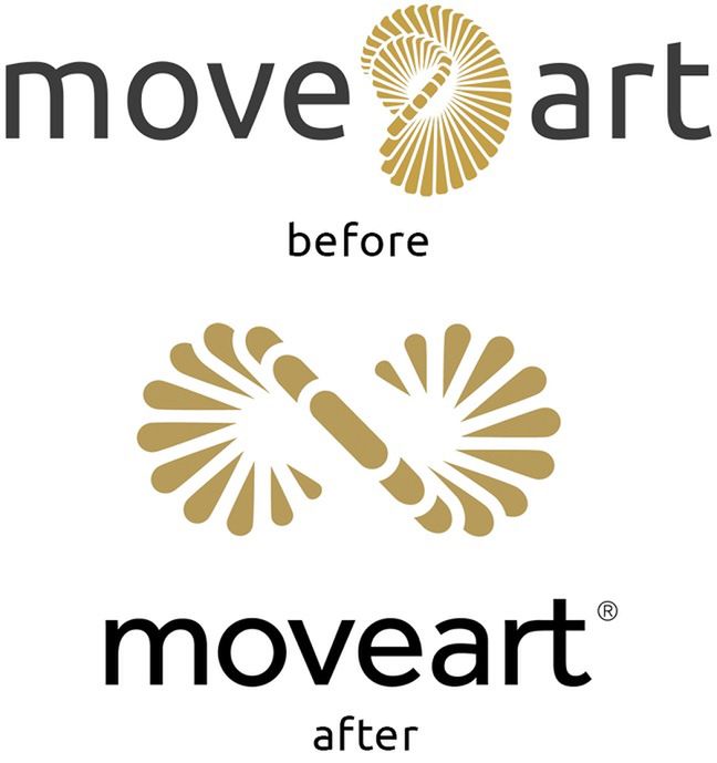 Nowe i stare logo moveart