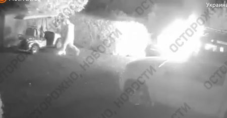 Obudził go pożar. Luksusowe auto pupilka Putina poszło z dymem