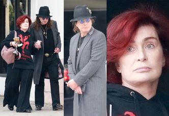 66-letnia Sharon i 70-letni Ozzy Osbourne'owie wracają z lunchu, trzymając się za ręce (FOTO)
