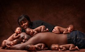 Zdjęcie sześcioraczków robi furorę w internecie