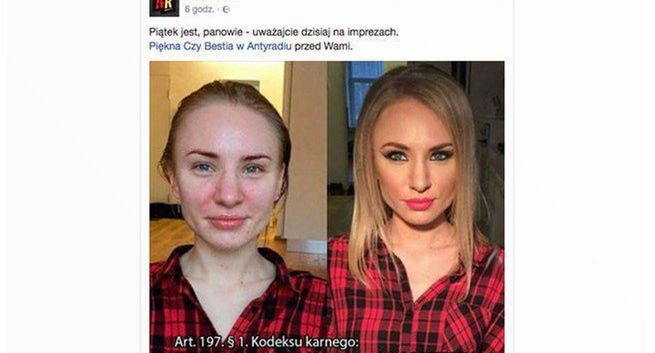 Po krytycznych komentarzach Antyradio usunęło z Facebooka mem kpiący z gwałtów. „Słaby żart to żart niezrozumiany”