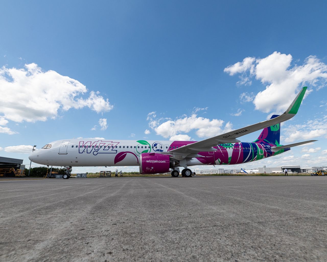 A321neo of Wizz Air in special livery