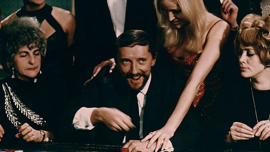 Krzysztof Chamiec na planie "Czekam w Monte Carlo", 1969 r.