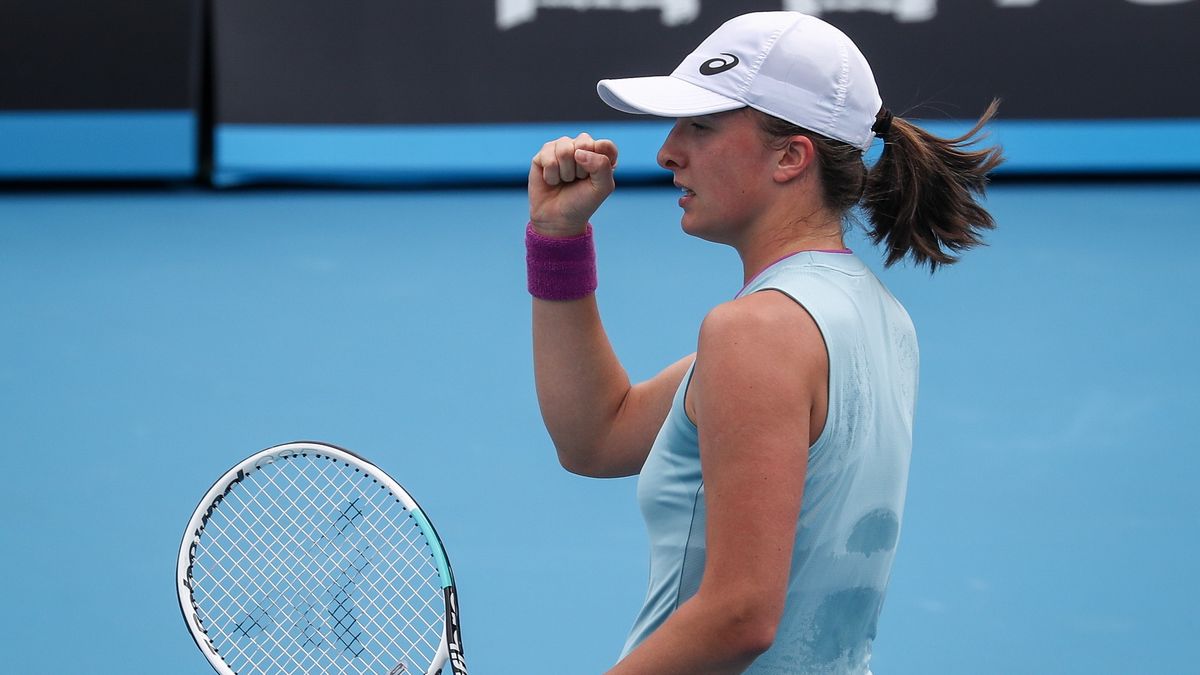 Iga Świątek szybko wygrała w Australian Open