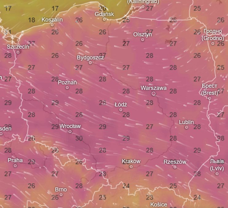 Pogoda na środę 26 czerwca