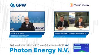 Photon Energy debiutuje na giełdzie. To kolejna zagraniczna spółka na GPW