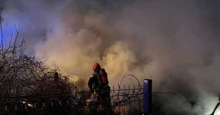 Tragiczny pożar w Zegrzu. Jedna osoba nie żyje