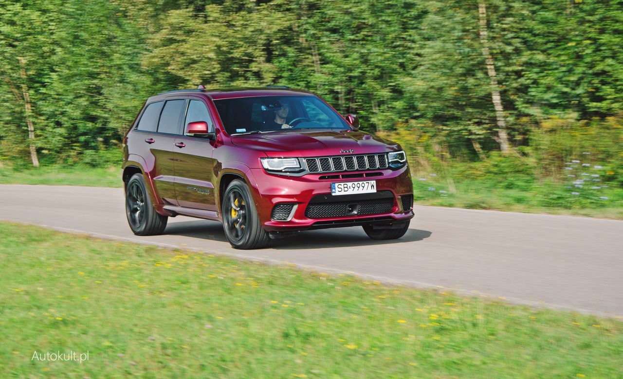 Jeep Grand Cherokee Trackhawk - jeden z najbardziej zwariowanych samochodów, jakimi jeździłem. Miejmy nadzieję, że podobna wersja pojawi się w nowej generacji.