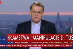 Ksiądz komentował w TVP Info słowa Tuska. "Demoniczna wypowiedź"