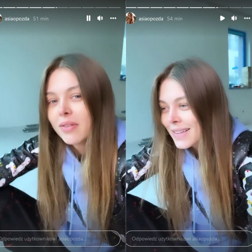 Joanna Opozda pozdrawia z nowego mieszkania