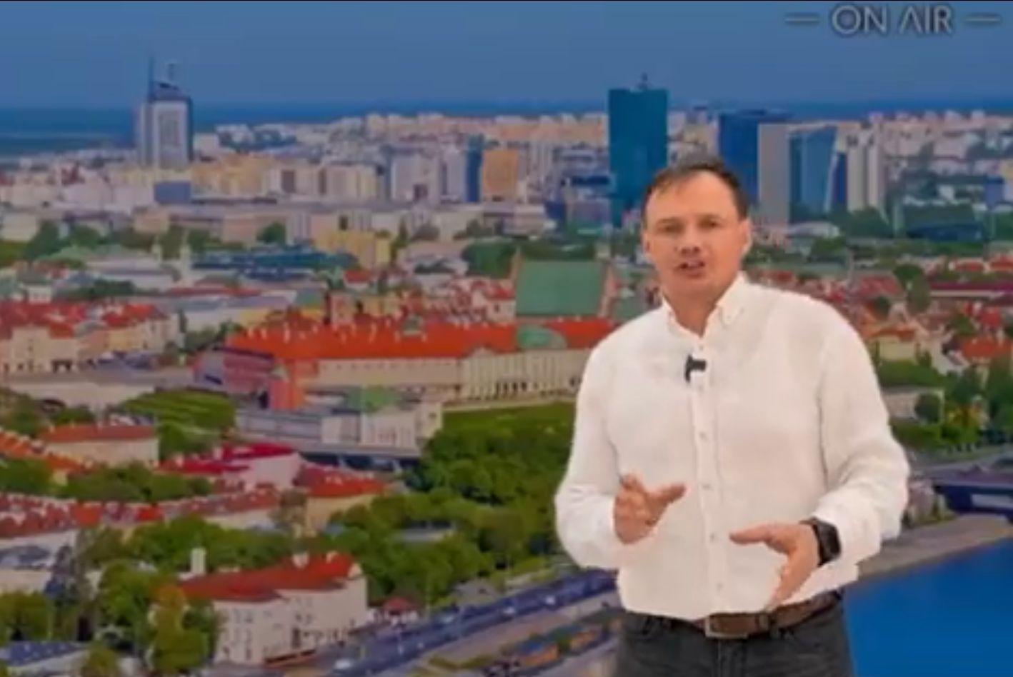 "Warszawa jest rosyjska". Zdrajca na usługach Putina odleciał w TV