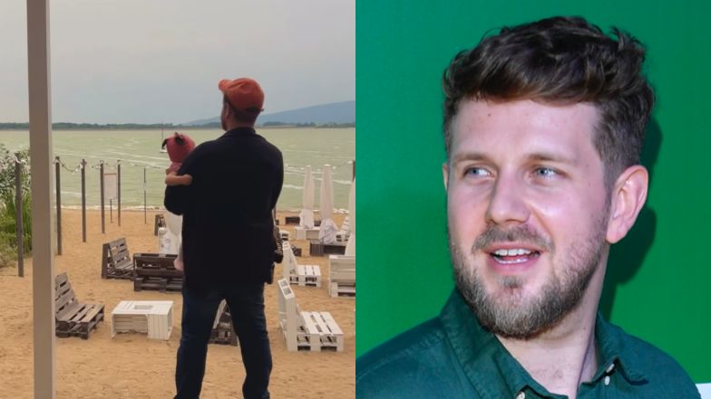 Antoni Królikowski z córką